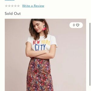 Maeve Golden Bliss Pencil Skirt